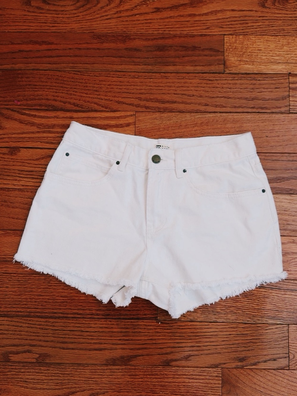 White Women's Denim BillaBong shorts